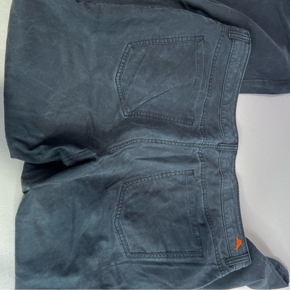 Tommy Bahama Navy Chinos with Orange Accent - Picture 4 of 4